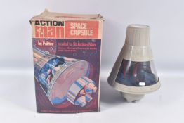 A BOXED PALITOY ACTION MAN SPACE CAPSULE, No.34705, appears complete and good lightly playworn