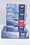 FIXED BOXED CORGI AVIATION ARCHIVE 1:72 MODEL AIRCRAFTS, the first Hawker Hunter F Mk6 Blue