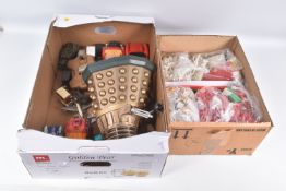 A QUANTITY OF ASSORTED TOYS, majority in playworn condition, to include six 1980's Hasbro