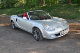 A 2003 TOYOTA MR2 VVTI ROADSTER SPORTS UNFINISHED PROJECT CAR in silver with 1794cc fuel injected