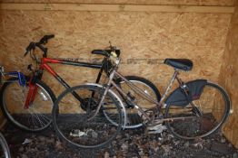 TWO BIKES, to include a vintage Coventry Eagle pink ladies bike, with a 21'' frame, and a Trojan