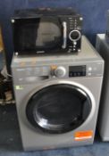 A HOTPOINT RDGR9662GK WASHING MACHINE width 60cm, depth 55cm, height 85cm (PAT pass spin cycle run
