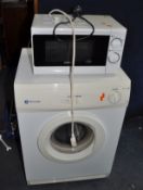 A WHITE KNIGHT 44AW TUMBLE DRYER, width 60cm, depth 55cm, height 85cm, and a Cookworks microwave (