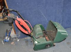 AN ATCO WINDSOR 14S ELECTRIC CYLINDER MOWER, with grass box (PAT pass and working)
