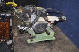 AN ELEKTRA BECKUM D4470 SLIDING COMPOUND MITRE SAW, with slow start (PAT pass and working)