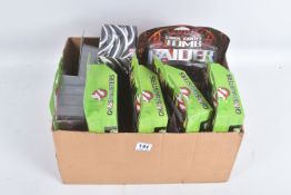 A COLLECTION OF BOXED COLLECTIBLE TV AND FILM FIGURES, the first a Playmates Bandai Lara Croft