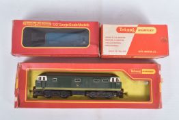 THREE BOXED TRI-ANG HORNBY AND HORNBY RAILWAYS OO GAUGE LOCOMOTIVES, Freelance Dock Shunter No.3,