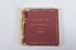 A BOXED BRONZE PARIS EXPOSITION UNIVERSELLE INTERNATIONALLE MEDAL, designed by Jules Clement