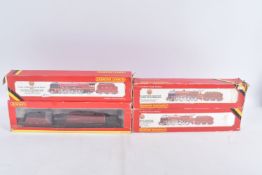 FOUR BOXED HORNBY RAILWAY 00 GAUGE SCALE MODEL LOCOMOTIVES