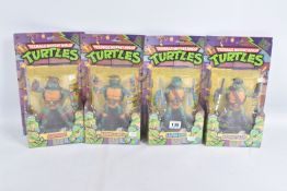 FOUR BOXED 2015 PLAYMATES GIOCHI PREZIOSI NICKELODEON TEENAGE MUTANT NINJA TURTLES FIGURES, includes