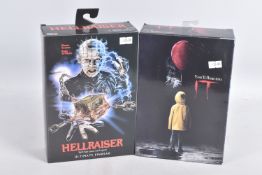 TWO BOXED REEL TOYS NECA FIGURES, the first a Hellraiser Ultimate Pinhead, numbered 93N081219, the