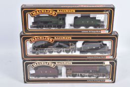 FOUR BOXED MAINLINE RAILWAYS 00 GAUGE MODEL LOCOMOTIVES, to include two of the GWR Green Collett