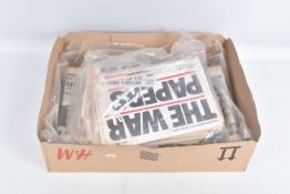 A COLLECTION OF APPROXIMATELY SEVENTY COPIES OF THE WAR PAPERS NEWSPAPER, these are the reprints