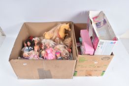 A COLLECTION OF UNBOXED ASSORTED MODERN MATTEL BARBIE, HASBRO SINDY, DISNEY AND OTHER DOLLS,
