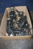 A TRAY CONTAINING SIX ELECTRIC RECLINER POWER SUPPLIES including TiMotion, Celebrity, Pheonix etc (