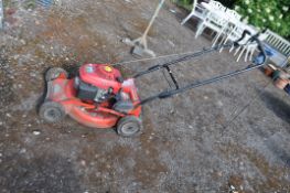 A ROVER PRO CUT 560 SELF PROPELLED PETROL LAWN MOWER with a Honda GCV160 engine but no grassbox (