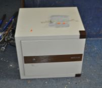 A KARDEX PERSONAL SAFE with one key width 54cm, depth 46cm, height 47cm