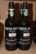 VINTAGE PORT, Four Bottles of exceptional Port from the legendary 1963 vintage comprising 4 x