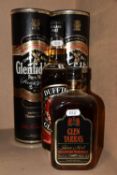 WHISKY, Three Bottles of Single Malt and One Blend, comprising 1 x DUFFTOWN GLENLIVET 8 Year Old