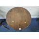 A GEORGIAN OAK TRIPOD TABLE, diameter 56cm x height 68cm, along with a tilt top tripod chess - Image 2 of 4