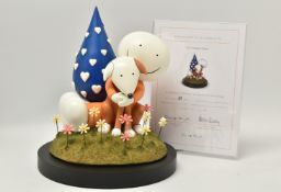 DOUG HYDE (BRITISH 1972) 'OUR HAPPY PLACE', a limited edition sculpture depicting a figure with a