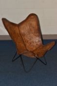 IN THE MANNER OF GRUPO AUSTRAL, BONET, KURCHAN AND FERRARI-HARDOY, A STITCHED TANNED LEATHER