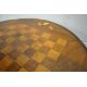 A GEORGIAN OAK TRIPOD TABLE, diameter 56cm x height 68cm, along with a tilt top tripod chess - Image 4 of 4