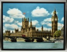 NICK HOLDSWORTH (BRITISH 1978) 'PALACE OF WESTMINSTER', a pixelated image of the iconic London