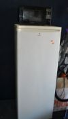 A MATSUI LARDER FREEZER, width 55cm, depth 55cm, height 140cm (PAT pass and working at -22