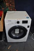 A SAMSUNG WW80J6410CW WASHING MACHINE, width 60cm, depth 60cm, height 85cm (PAT pass, spin cycle run