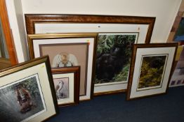 FOUR SIGNED LIMITED EDITION PRINTS, comprising of a John Seerey-Lester print 'Cradle of Hope'