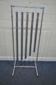 A SCRATCH-BUILT SET OF TUBULAR BELLS, height 160cm, condition report: no striker, general signs of