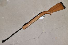 A B.S.A. .177 MK 6 AIRSPORTER UNDER LEVER AIR RIFLE, serial number GL32022, overall length 44''/