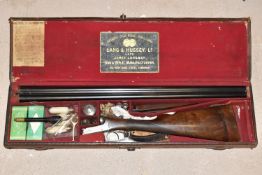 A 12 BORE COGSWELL & HARRISON 'THE AVANT TOUT' SIDE BY SIDE EJECTOR SHOT GUN, SERIAL NUMBER 29189,