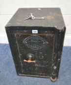 EDWIN COTTERILL & COMPANY Ltd, BIRMINGHAM, A CAST IRON SAFE, width 36cm x depth 37cm x height