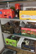 SIX BOXES AND LOOSE GLASSWARE to include a large collection of drinking glasses comprising wine