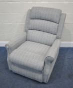 A KYOTO BAXTER KY100 MANUAL RECLINING ARMCHAIR, width 84cm x depth 103cm x height 100cm, condition