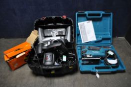 A BOXED MAKITA 4350FCT JIG SAW, PAT pass and working, a boxed Skilsaw 5166 circular saw, PAT pass