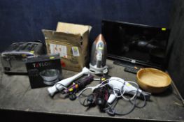 A JVC 24'' LCD TV, with one remote, PAT pass and working, and a selection of household