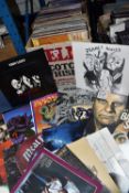 TWO BOXES AND A CASE OF LPS comprising approximately one hundred and twenty LPs to include a group
