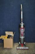 A VAX MACH AIR 2 UPRIGHT VACUUM CLEANER (PAT pass and working) and a 12v car vacuum (UNTESTED)(2)