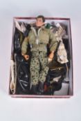 A QUANTITY OF UNBOXED ASSORTED PALITOY ACTION MAN FIGURE, UNIFORMS AND ACCESSORIES, 1970's dark