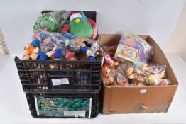 A QUANTITY OF MCDONALDS COLLECTABLE TOYS, majority sealed to include 1999 Mr Men, two larger Mr