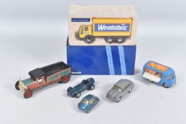 A GELY LITHOGRAPHED TINPLATE OPEN LORRY, marked 'GeLy Made in Germany' and carries registration