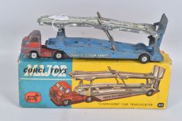 A BOXED CORGI MAJOR TOYS BEDFORD CARRIMORE CAR TRANSPORTER, No.1101, appears complete and in working