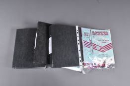 WEST HAM UNITED FOOTBALL PROGRAMMES, covering seasons from the years between 1963 to 1983, against