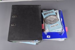 MANCHESTER CITY FOOTBALL CLUB PROGRAMMES, matches covering seasons between the years 1959 to 2007,