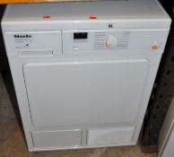 A MIELE T8164WP CONDENSER DRYER width 60cm, depth 60cm, height 85cm (PAT pass and working)