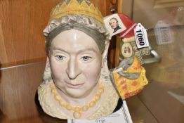 A LIMITED EDITION ROYAL DOULTON 'QUEEN VICTORIA' CHARACTER JUG issued as the 2001 Character Jug of