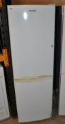 A TALL BUSH FRIDGE FREEZER width 50cm, depth 55cm, height 152cm (PAT pass and working at 0 and -18)